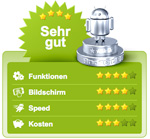 Sehr gute Bewertung bei Android-Pit