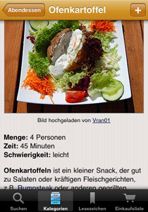 Rezept-Ansicht Ofenkartoffel